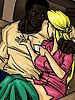 Please don't touch me there any more - The new parishioner by Illustrated interracial