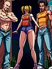 The girl gets lost, ends up in a sleazy area and is surrounded by two scruffy guys - Anacondas, Midnight at red light district by welcomix (tufos)