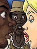 She takes hold of nigger cocks in both her tiny white hands - Manza by Illustrated interracial