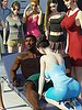 The women sure are giving him a lot of attention - Brothers in blue on the 4th of July by Dark Lord