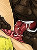 His thumb gently stroked her clit - New parishioner by Illustrated interracial