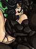 Her pussy smacking his balls hard - Farm girl by Illustrated interracial
