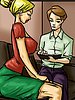 Fat cocks sliding in - The new parishioner by Illustrated interracial