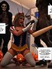 Stop yo' goddamn whinin' n' start throatin' dem cocks - Modern family: Halloween whores by TAB109