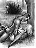 She loves black cock listen to her groan - Interracial art by Janus