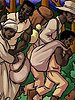 Kept to her duty of paying the slaves from leaving the plantation - Manza by Illustrated interracial