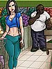 I would love to see a big cock take her tight pussy - The produce man by Illustrated interracial