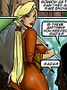 Elizabeth feels her pussy stretches to accomodate his massive black cock - Manza by Illustrated interracial 2016