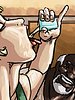 His balls tightening up against his body with need - Whiskey mirror by Illustrated interracial