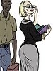 Mom reached and guided his cock into her pussy - Mom by Illustrated interracial